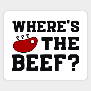 Where's the beef? Sticker